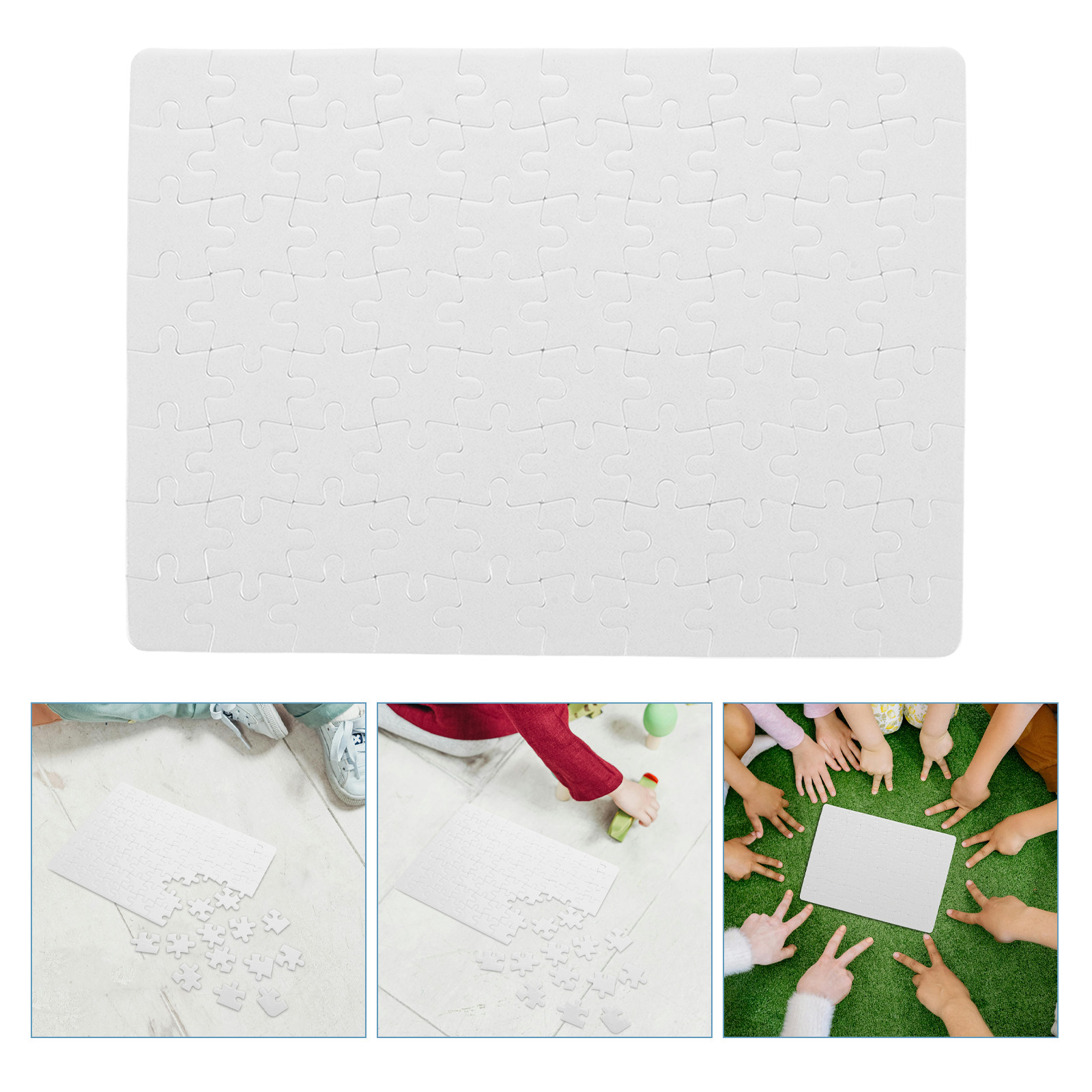 Blank Jigsaw Puzzle Sheets – 4 - Puzzle Blank White review and price